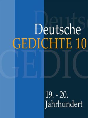 cover image of Deutsche Gedichte 10